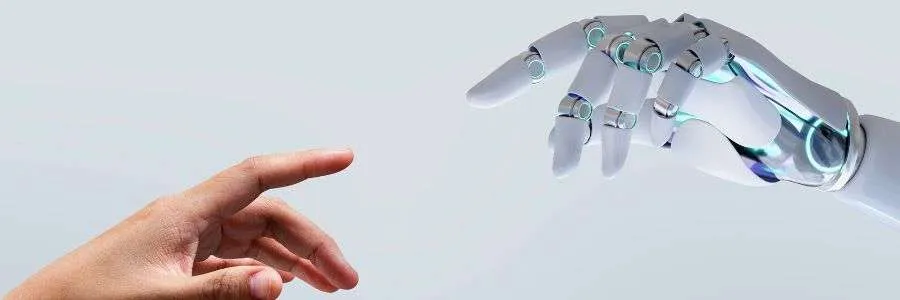 Advancements in AI connecting humans and technology for a better future.