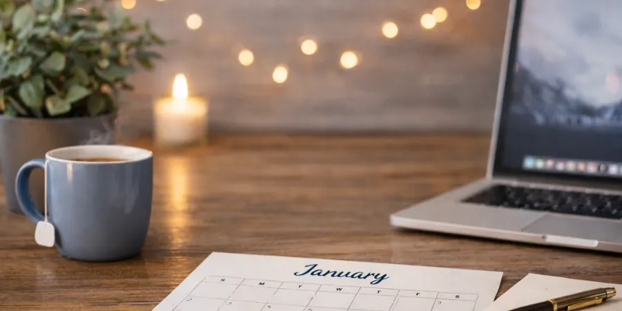 A January calendar to start strong and stay steady