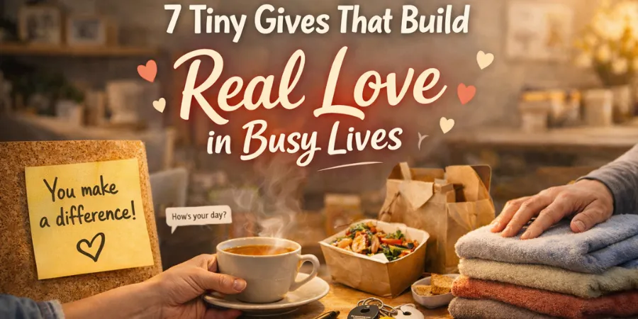 7 Tiny Gives That Strengthen Real Love in Busy Lives